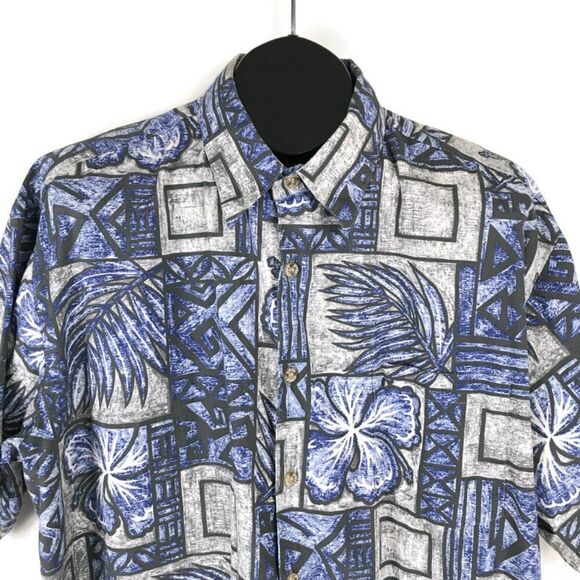 Cooke Street Casual Button Up Hawaiian Shirt Men's XL Floral Cotton Beach Summer - Picture 2 of 10